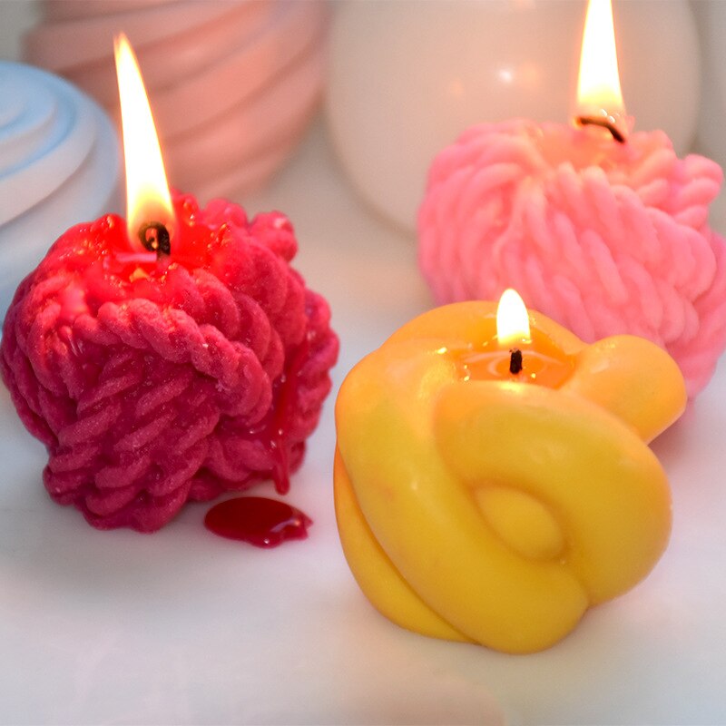 Multi-style Creative Geometric Silicone Candle Mold Wool Ball Love Heart Stripe Gypsum Resin Baking Mould Party Wedding Souvenir Multi-style Creative Geometric Silicone Candle Mold Wool Ball Love Heart Stripe Gypsum Resin Baking Mould Party Wedding Souvenir