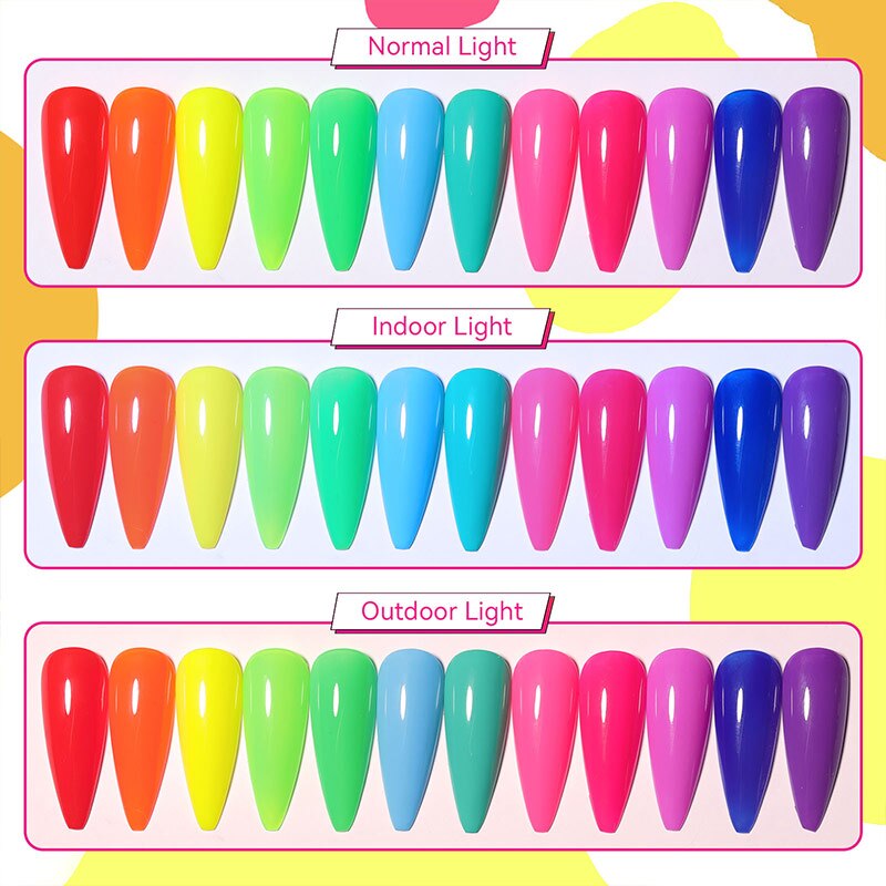LILYCUTE Nail Gel Polish Set 7ml Autumn Winter Fluorescence Color Semi Permanent All For Manicure Nails Art Gel Varnishes Kit LILYCUTE Nail Gel Polish Set 7ml Autumn Winter Fluorescence Color Semi Permanent All For Manicure Nails Art Gel Varnishes Kit