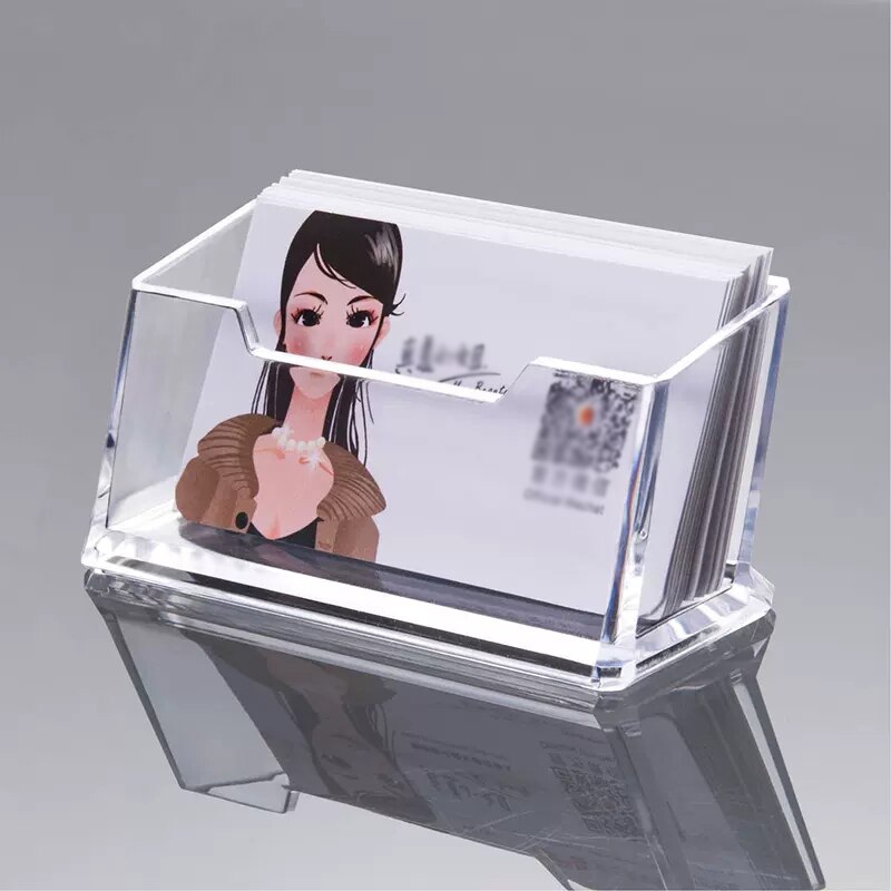 Transparent Business Card Holder Acrylic Display Stand Box Desk Storage Shelf Plastic Desktop Place Card Holder Office Supplies Transparent Business Card Holder Acrylic Display Stand Box Desk Storage Shelf Plastic Desktop Place Card Holder Office Supplies