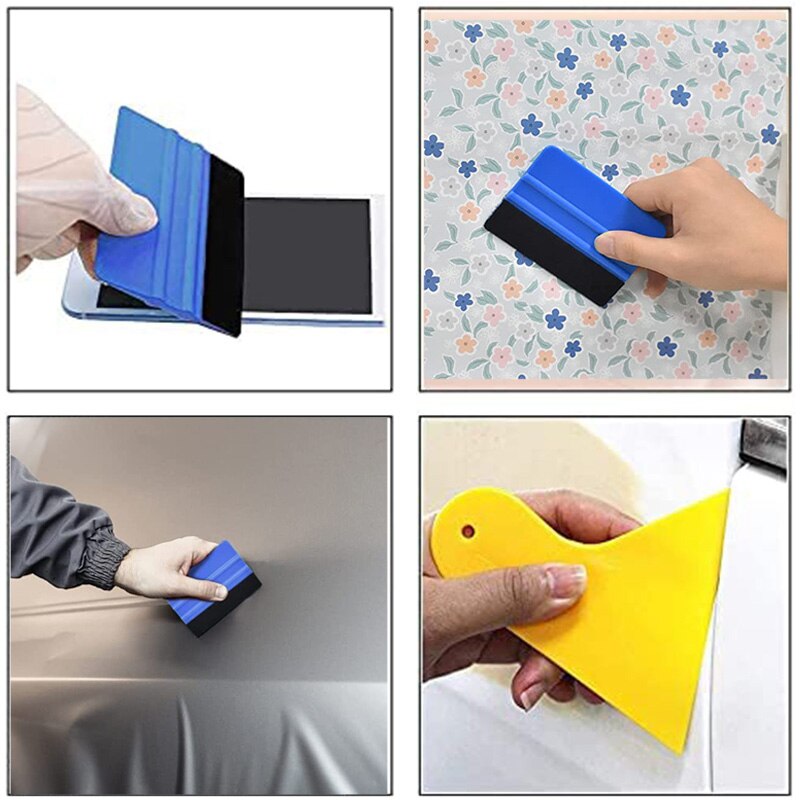 Car Wrapping Tools Kit Vinyl Scraper Cutter Film Squeegee Vinyl Spatulas Plastic Wrap Tool Window Tinting Tools Car Accessories Car Wrapping Tools Kit Vinyl Scraper Cutter Film Squeegee Vinyl Spatulas Plastic Wrap Tool Window Tinting Tools Car Accessories