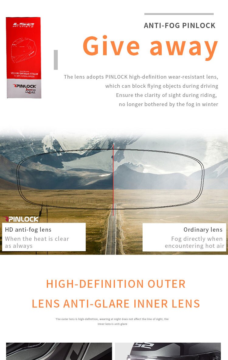 Original LS2 FF800 motorcycle helmet ls2 STORM full face Helmet kaciga casco moto capacete with fog-free system