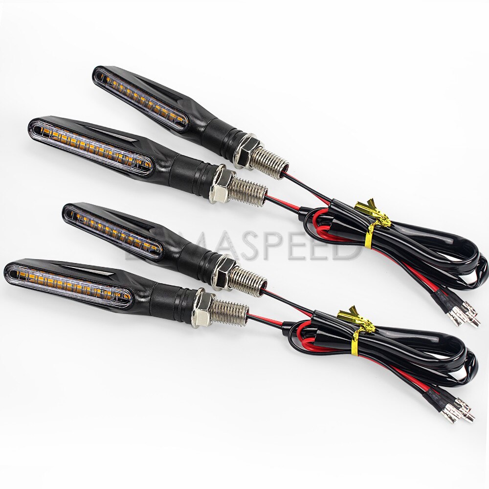4PCS Universal LED Motorcycle Turn Signal Light 12v IP68 Waterproof Amber Flasher Indicator Blinker Rear Lights Lamp Accessories 4PCS Universal LED Motorcycle Turn Signal Light 12v IP68 Waterproof Amber Flasher Indicator Blinker Rear Lights Lamp Accessories