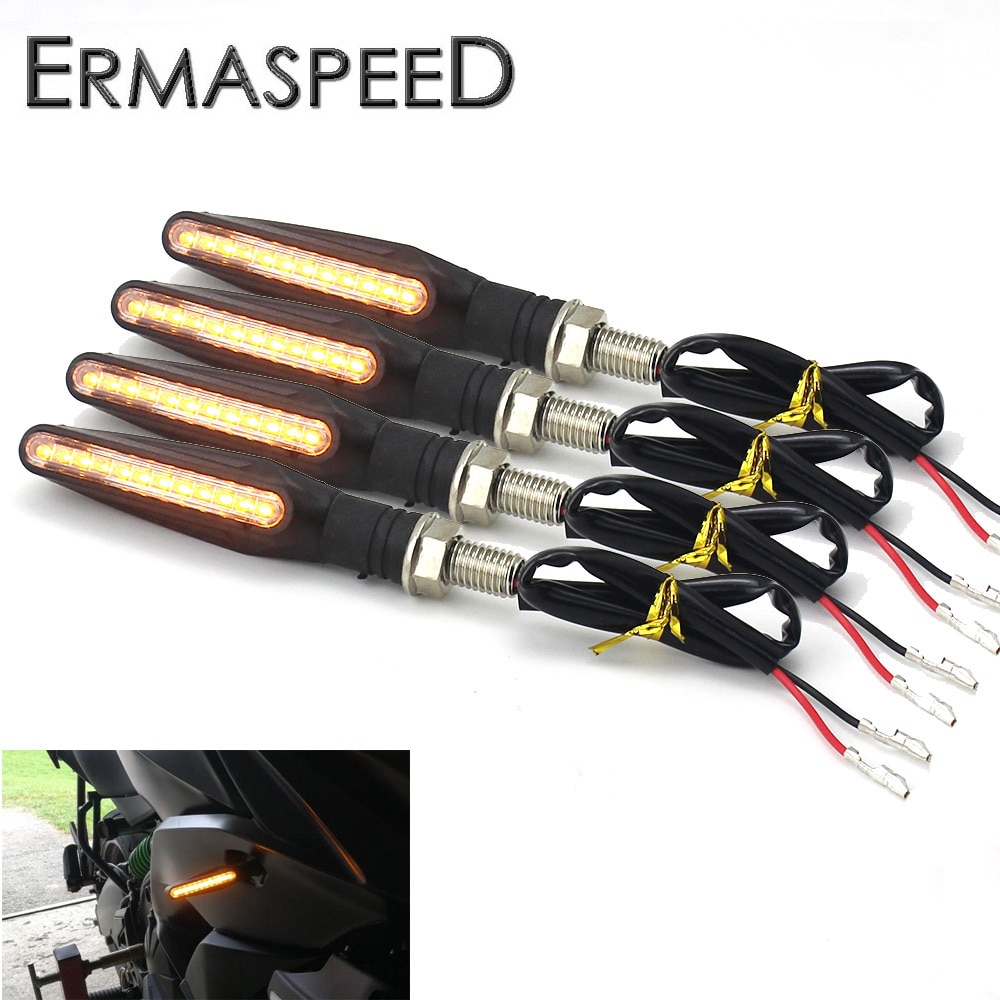 4PCS Universal LED Motorcycle Turn Signal Light 12v IP68 Waterproof Amber Flasher Indicator Blinker Rear Lights Lamp Accessories 4PCS Universal LED Motorcycle Turn Signal Light 12v IP68 Waterproof Amber Flasher Indicator Blinker Rear Lights Lamp Accessories