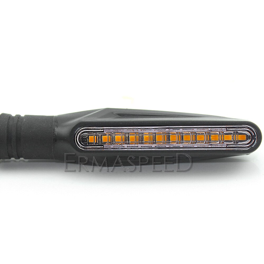 4PCS Universal LED Motorcycle Turn Signal Light 12v IP68 Waterproof Amber Flasher Indicator Blinker Rear Lights Lamp Accessories