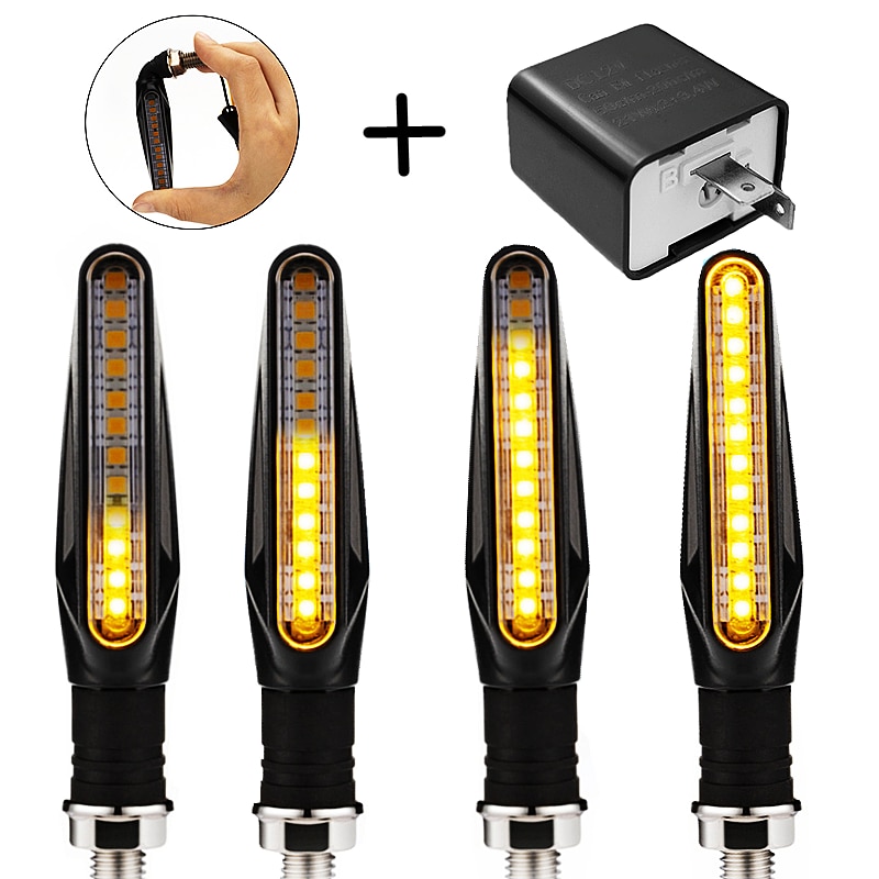Motorcycle Turn Signals Lights Built Relay 12V Flasher Motorcycle Led Flowing Water Blinker Moto Indicator Turn Lamp Accessories Motorcycle Turn Signals Lights Built Relay 12V Flasher Motorcycle Led Flowing Water Blinker Moto Indicator Turn Lamp Accessories