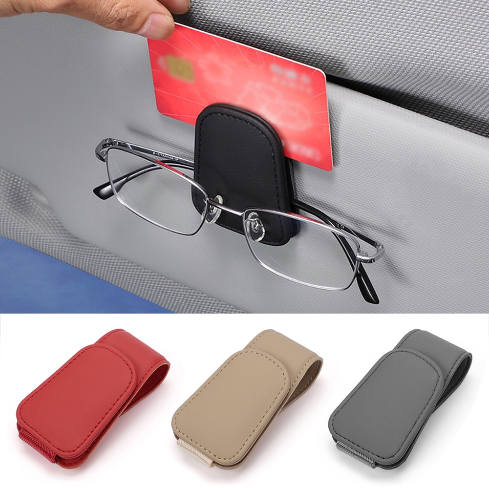 Universal Car Auto Sun Visor Glasses Box Sunglasses Clip Card Ticket Holder Stand Fastener Pen Case Eyeglasses Car Accessories Universal Car Auto Sun Visor Glasses Box Sunglasses Clip Card Ticket Holder Stand Fastener Pen Case Eyeglasses Car Accessories