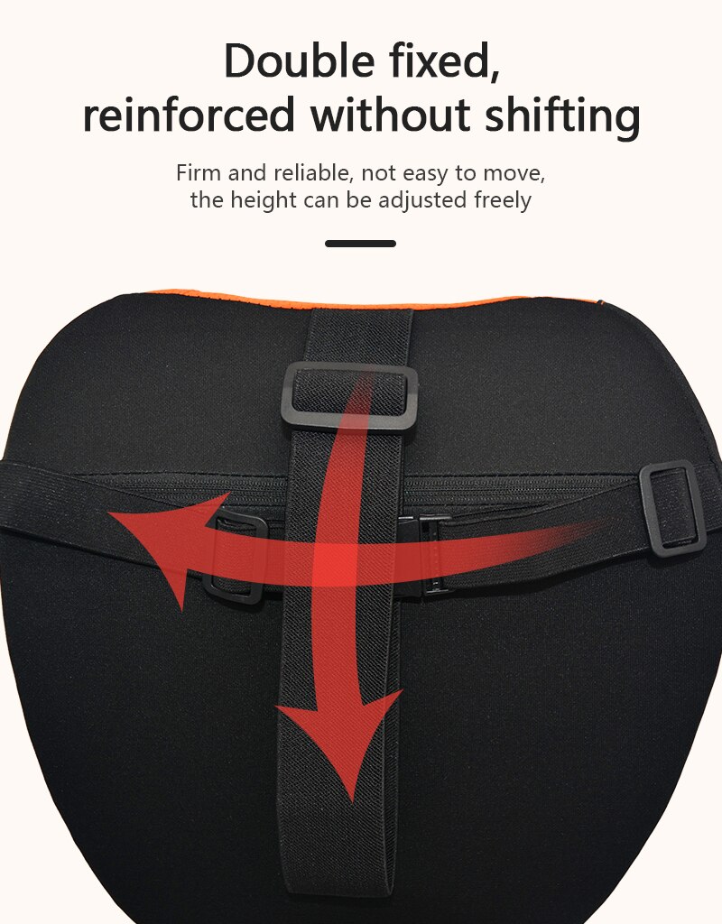 Memory Cotton Neck Pillow Car Seat Pillow Support Auto Lumbar Cushion Comfortable and Breathable Car Headrest Lumbar Support