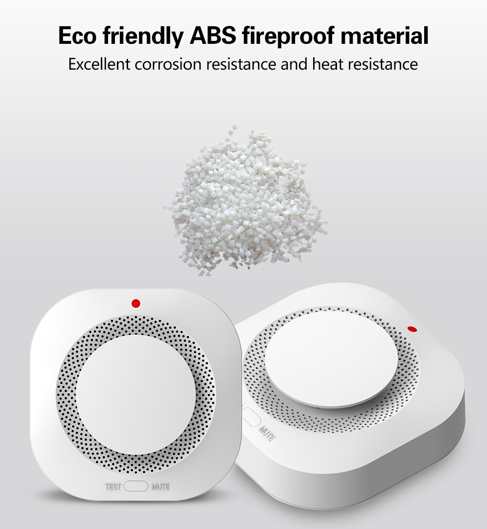 Smart Wifi Smoke Detector Sensor 80DB Alarm Fire Smart Smoke Detector Wifi Fire Protection Home Security Alarm Smart Life Smart Wifi Smoke Detector Sensor 80DB Alarm Fire Smart Smoke Detector Wifi Fire Protection Home Security Alarm Smart Life