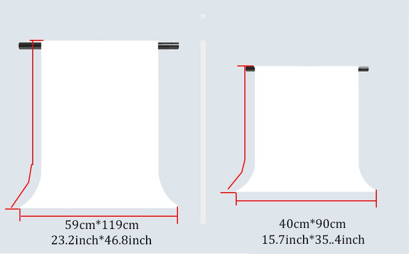 BFOLLOW T Shape Background Stand with PVC Backdrop Kit for Product Photography White Black Bracket Photo Shooting Studio Set