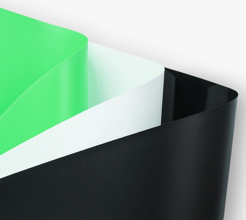 BFOLLOW T Shape Background Stand with PVC Backdrop Kit for Product Photography White Black Bracket Photo Shooting Studio Set