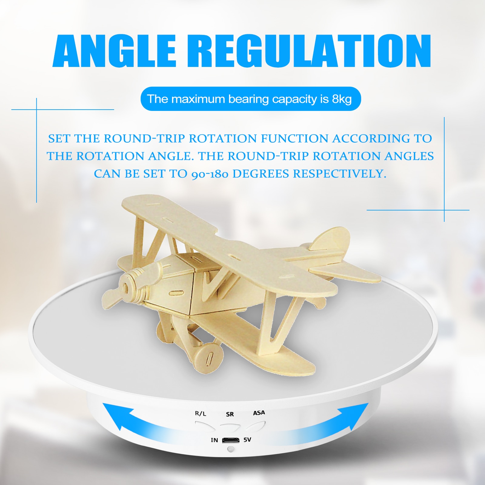 3 Speeds Electric Rotating Display Stand Mirror 360 Degree Turntable Jewelry Holder Battery for Photography Video Shooting Props 3 Speeds Electric Rotating Display Stand Mirror 360 Degree Turntable Jewelry Holder Battery for Photography Video Shooting Props