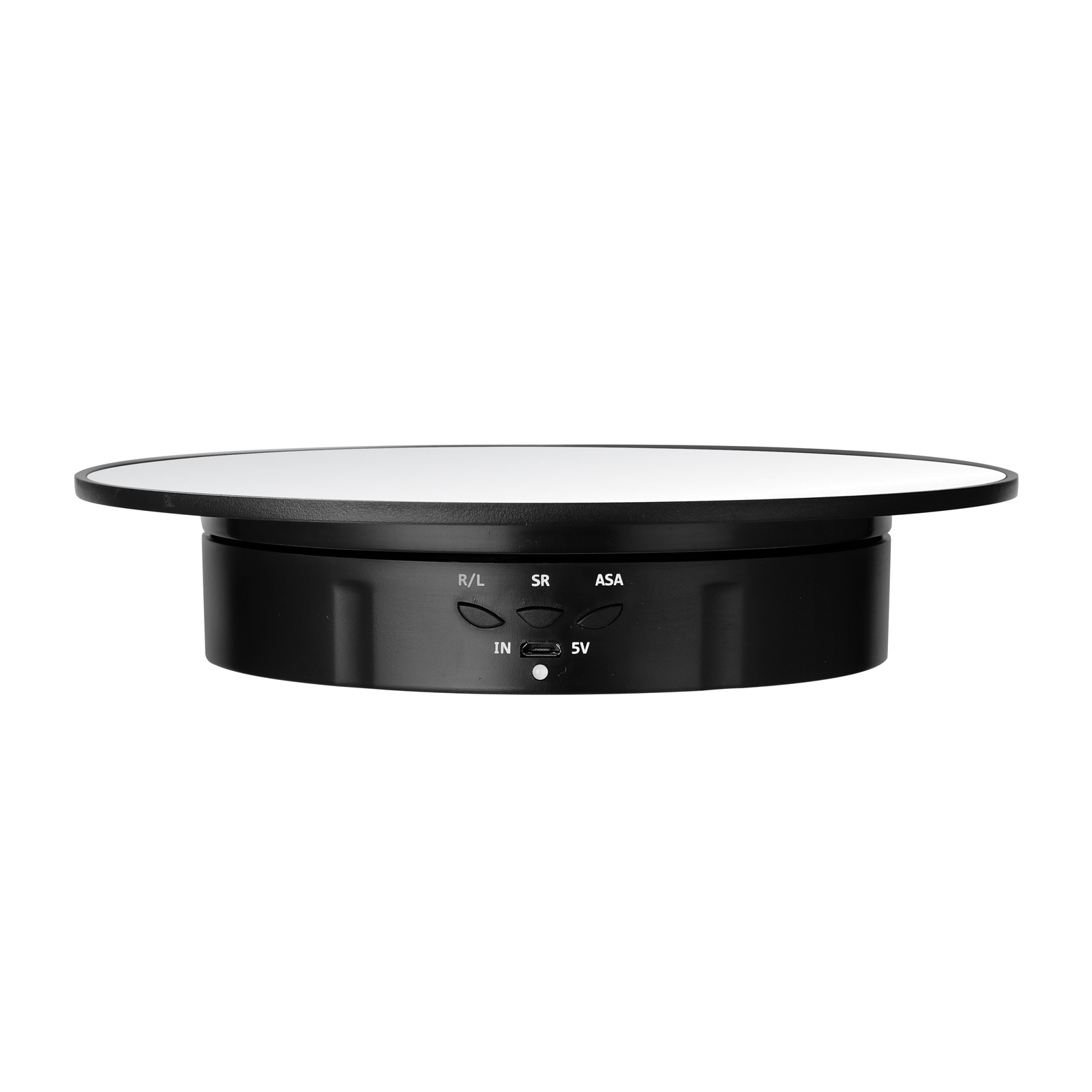 3 Speeds Electric Rotating Display Stand Mirror 360 Degree Turntable Jewelry Holder Battery for Photography Video Shooting Props