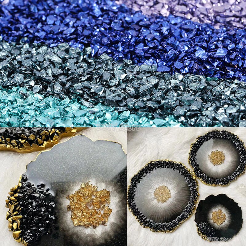 20g Broken Glass Stones Resin Filling DIY Medium/Small Crystal UV Epoxy Filler Table Decoration Coaster Filling Decorative Mold 20g Broken Glass Stones Resin Filling DIY Medium/Small Crystal UV Epoxy Filler Table Decoration Coaster Filling Decorative Mold