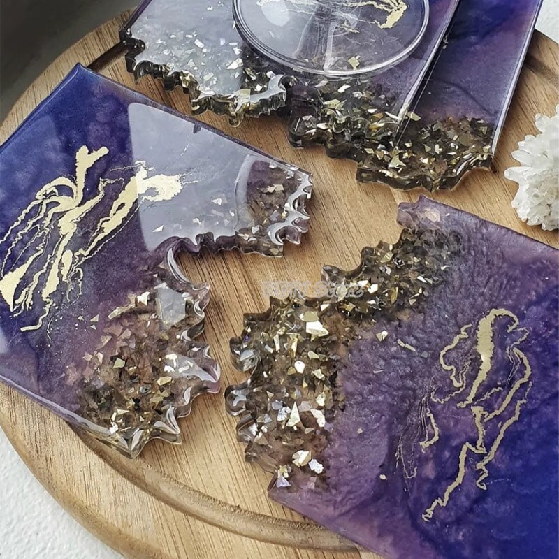 20g Broken Glass Stones  Resin Filling DIY Medium/Small Crystal UV Epoxy Filler Table Decoration Coaster Filling Decorative Mold