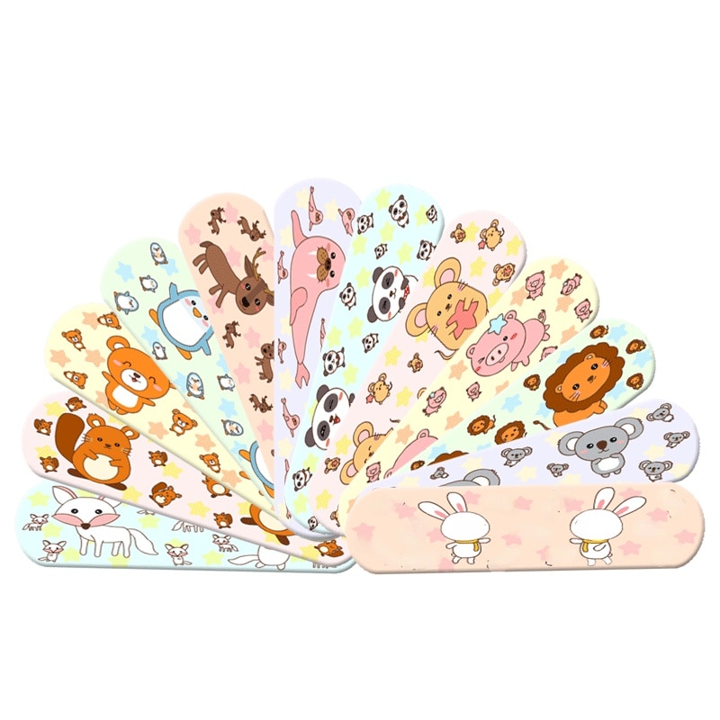 100pcs Waterproof Breathable Cute Cartoon Band Aid Hemostasis Adhesive Bandages First Aid Emergency Kit For Kids Children 100pcs Waterproof Breathable Cute Cartoon Band Aid Hemostasis Adhesive Bandages First Aid Emergency Kit For Kids Children