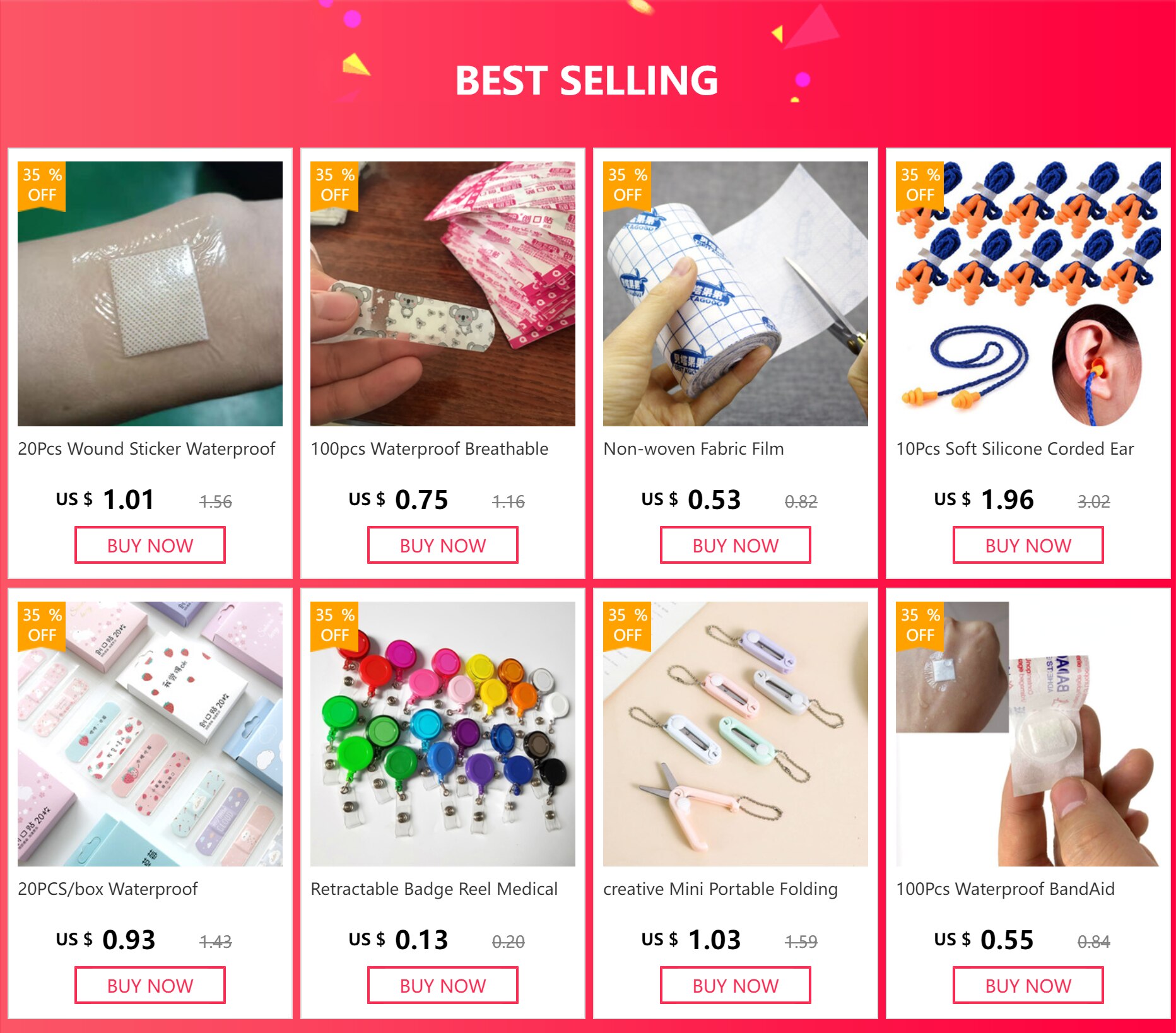 100pcs Waterproof Breathable Cute Cartoon Band Aid Hemostasis Adhesive Bandages First Aid Emergency Kit For Kids Children