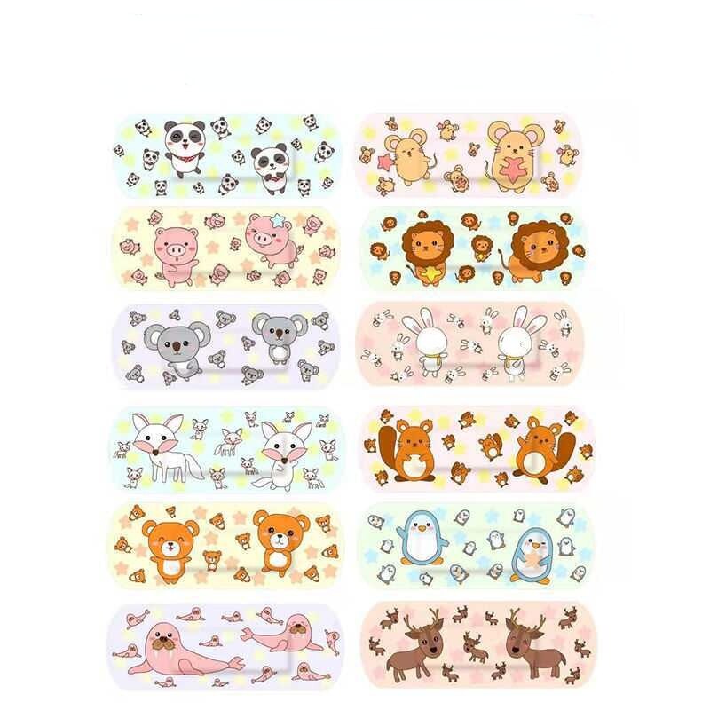 100pcs/set Cartoon Animal Band Aid Kawaii Wound Dressing Plaster for Children Adhesive Bandages Strips First Aid Emergency Patch 100pcs/set Cartoon Animal Band Aid Kawaii Wound Dressing Plaster for Children Adhesive Bandages Strips First Aid Emergency Patch