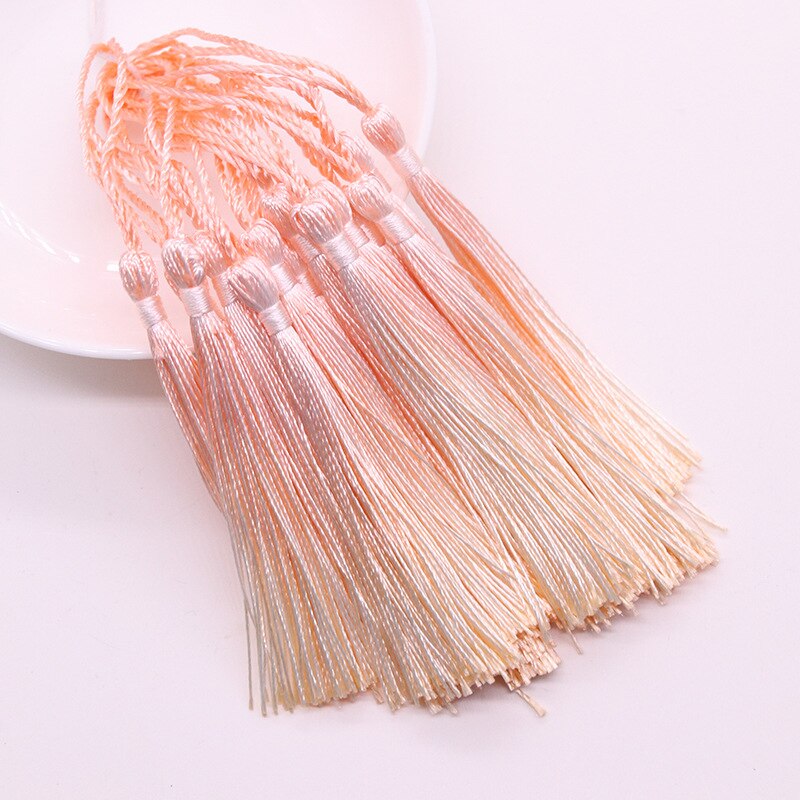 New Gradient 13cm Tassels For Crafts Polyester Silk Tassel Fringe Crafts Jewelry Diy Sewing Clothing Pendant Decor Bookmark New Gradient 13cm Tassels For Crafts Polyester Silk Tassel Fringe Crafts Jewelry Diy Sewing Clothing Pendant Decor Bookmark