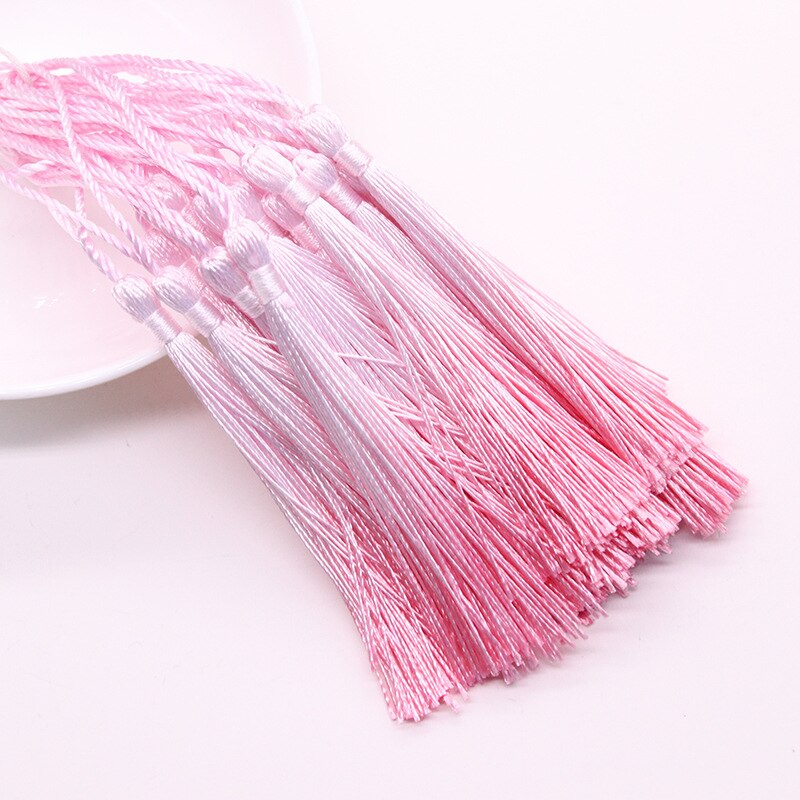 New Gradient 13cm Tassels For Crafts Polyester Silk Tassel Fringe Crafts Jewelry Diy Sewing Clothing Pendant Decor Bookmark New Gradient 13cm Tassels For Crafts Polyester Silk Tassel Fringe Crafts Jewelry Diy Sewing Clothing Pendant Decor Bookmark