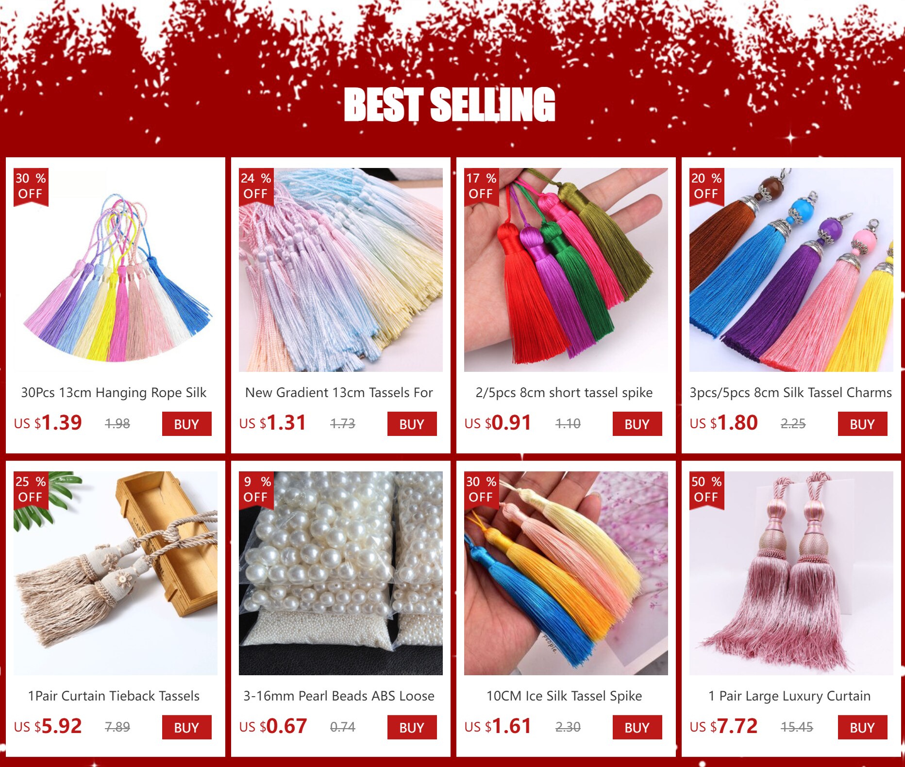 New Gradient 13cm Tassels For Crafts Polyester Silk Tassel Fringe Crafts Jewelry Diy Sewing Clothing Pendant Decor Bookmark New Gradient 13cm Tassels For Crafts Polyester Silk Tassel Fringe Crafts Jewelry Diy Sewing Clothing Pendant Decor Bookmark