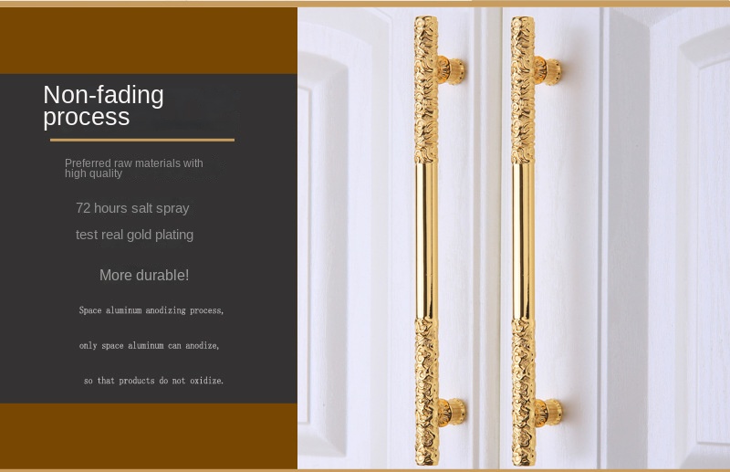 Vintage Creativity Drawer Knob Wardrobe Door Pulls Furniture Handle Golden Cudgel Bronze Cabinet Handles Hardware