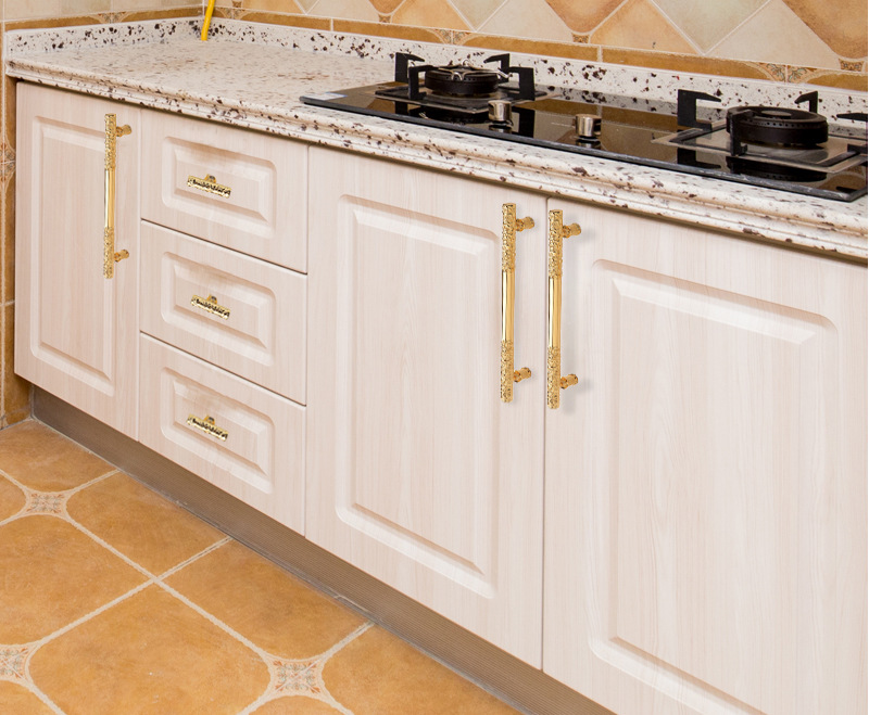 Vintage Creativity Drawer Knob Wardrobe Door Pulls Furniture Handle Golden Cudgel Bronze Cabinet Handles Hardware