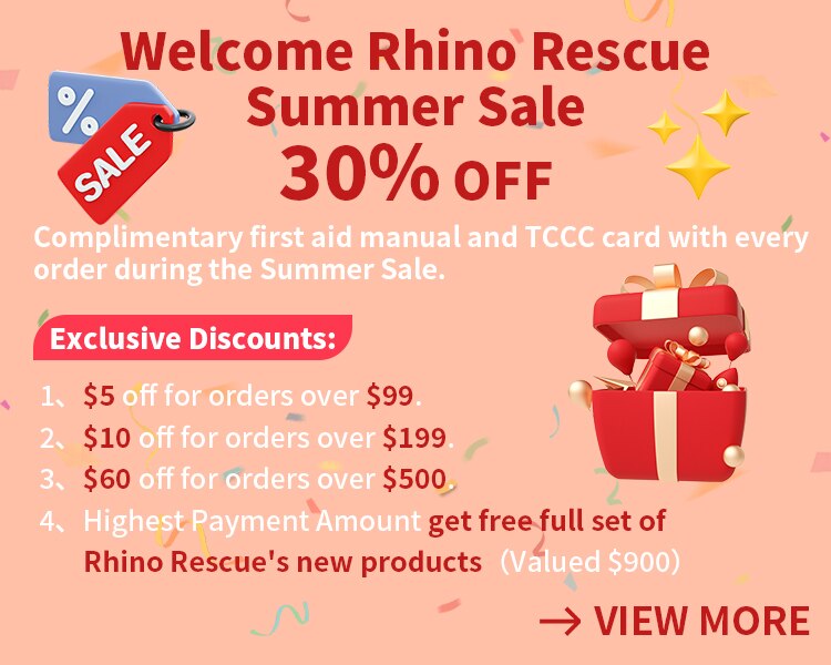 RHINO RESCUE Tactical Trauma Kit To Configure Survival Kit Outdoor Emergency First Aid Kit For Camping Hiking IFAK Refill Kit