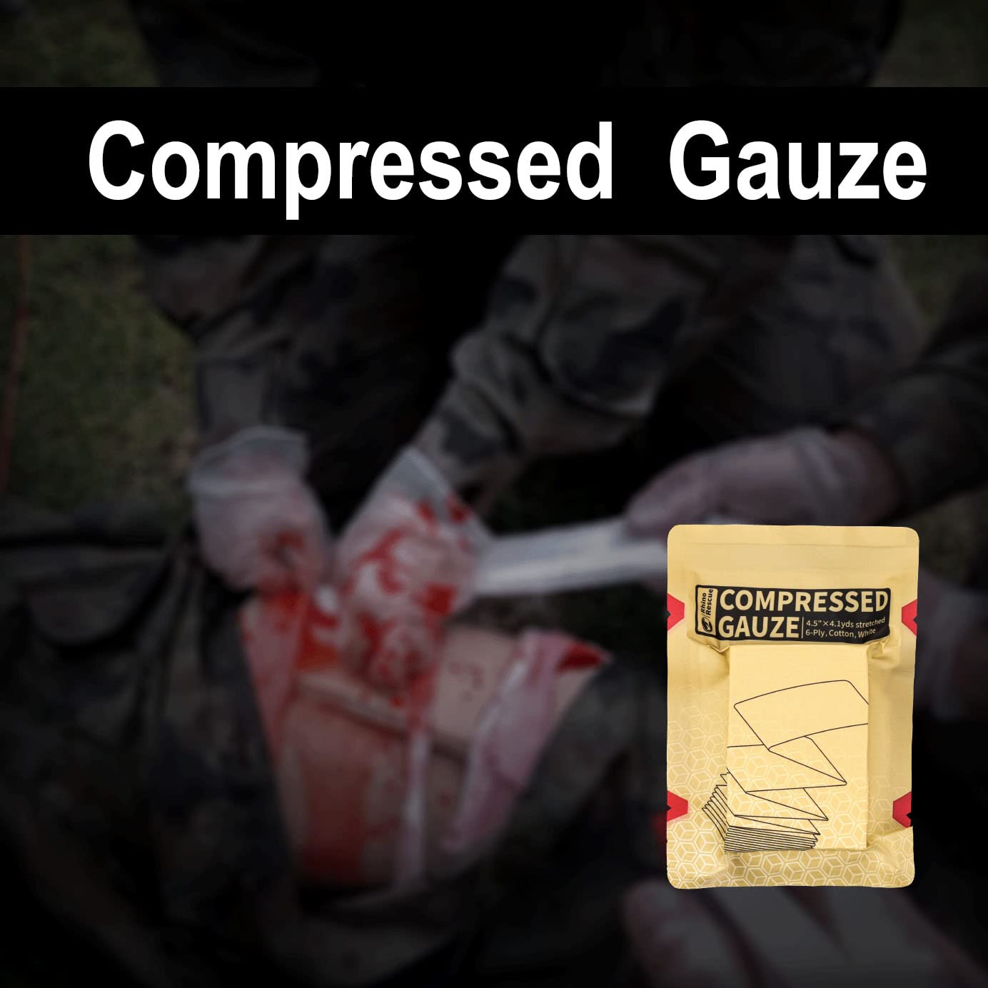 RHINO RESCUE Tactical Trauma Kit To Configure Survival Kit Outdoor Emergency First Aid Kit For Camping Hiking IFAK Refill Kit RHINO RESCUE Tactical Trauma Kit To Configure Survival Kit Outdoor Emergency First Aid Kit For Camping Hiking IFAK Refill Kit
