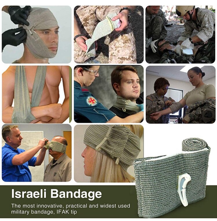 Survival First Aid Kit Outdoor Gear Emergency Tactical Medical Bag Military Trauma Bag for Camping Hunting Hiking Home Car