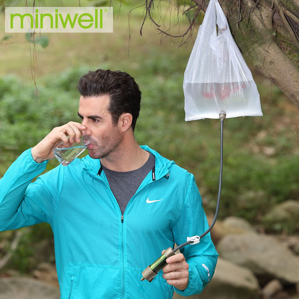 Miniwell L630 Personal Camping Purification Water Filter Straw for Survival or Emergency Supplies Miniwell L630 Personal Camping Purification Water Filter Straw for Survival or Emergency Supplies