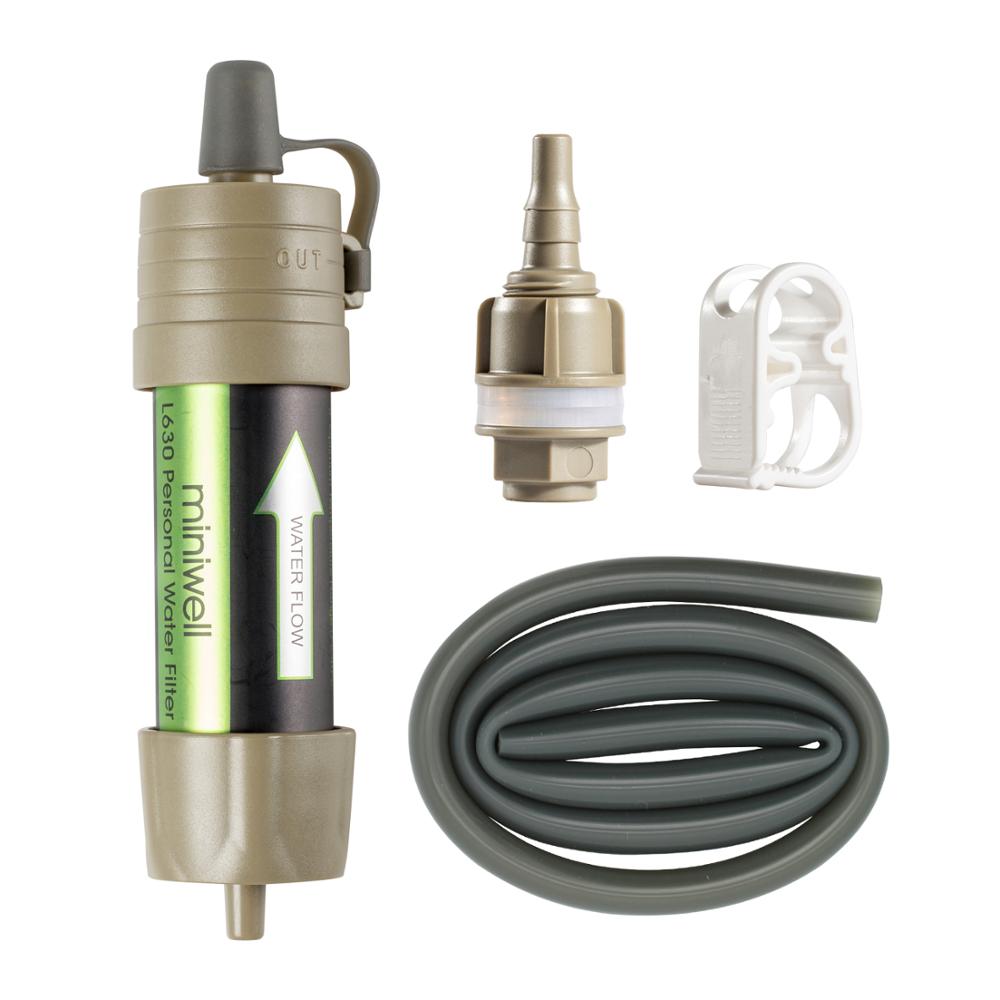 Miniwell L630 Personal Camping Purification Water Filter Straw for Survival or Emergency Supplies Miniwell L630 Personal Camping Purification Water Filter Straw for Survival or Emergency Supplies