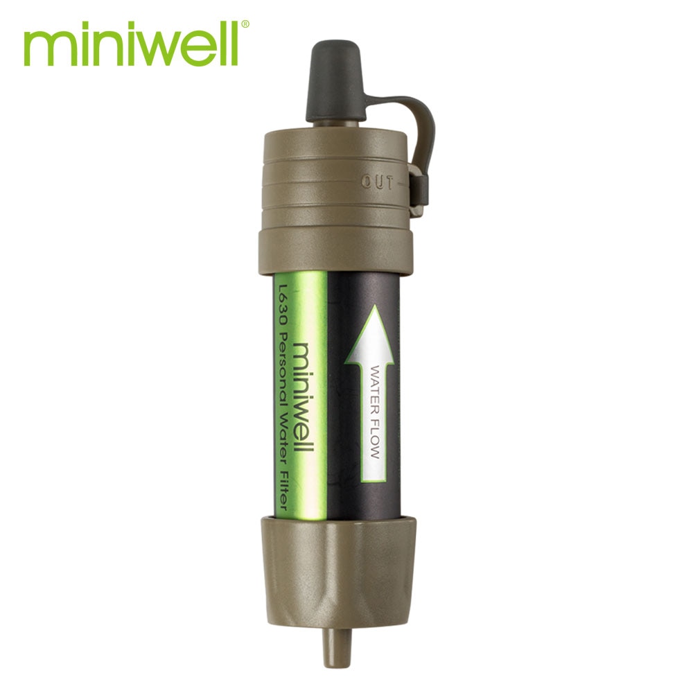 Miniwell L630 Personal Camping Purification Water Filter Straw for Survival or Emergency Supplies Miniwell L630 Personal Camping Purification Water Filter Straw for Survival or Emergency Supplies