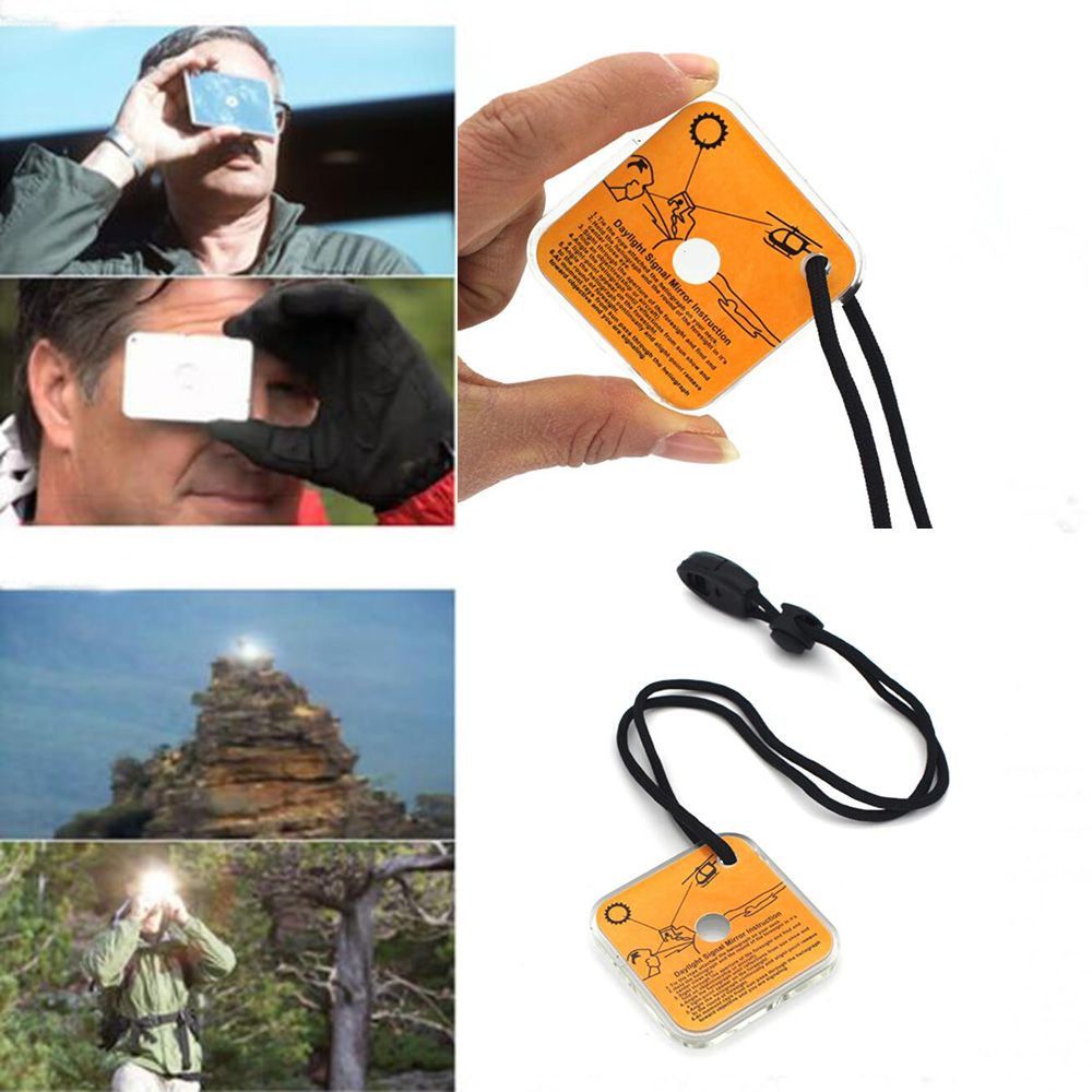 1PC Outdoor Survival Reflective Signal Mirror for Hiking Camping Emergency Practical Daylight Reflective Tool First Aid Supplies 1PC Outdoor Survival Reflective Signal Mirror for Hiking Camping Emergency Practical Daylight Reflective Tool First Aid Supplies