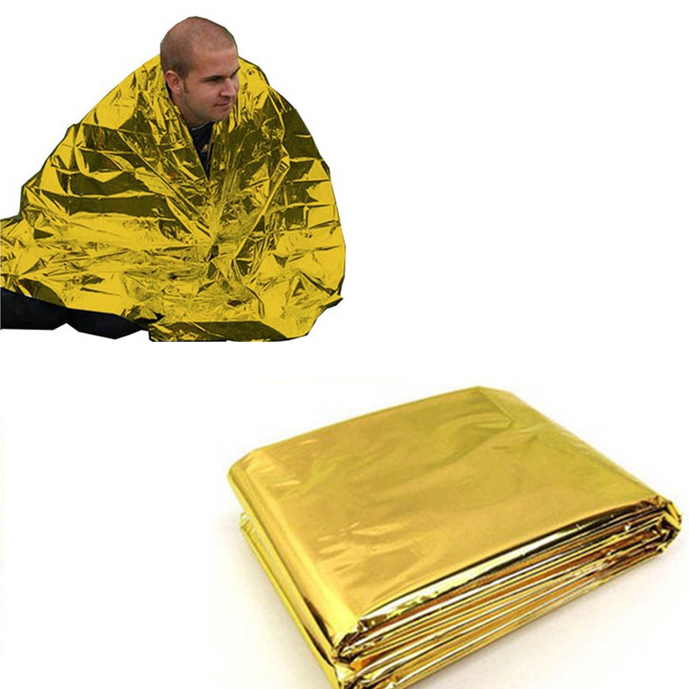 Hot Outdoor Waterproof Emergency Bag Insulation Disaster SOS Aid Life-saving Survival Rescue Insulation Blanket Hike 210*140CM Hot Outdoor Waterproof Emergency Bag Insulation Disaster SOS Aid Life-saving Survival Rescue Insulation Blanket Hike 210*140CM