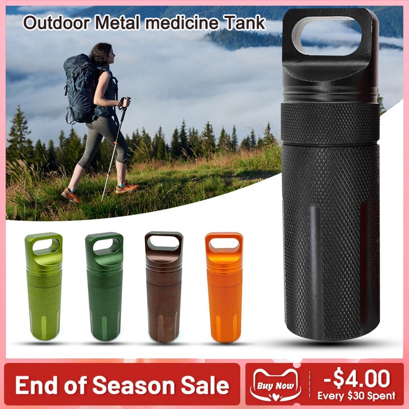 EDC waterproof Container capsule dry pill outdoor hike camp medicine holder Survive seal box storage trunk bottle case match EDC waterproof Container capsule dry pill outdoor hike camp medicine holder Survive seal box storage trunk bottle case match