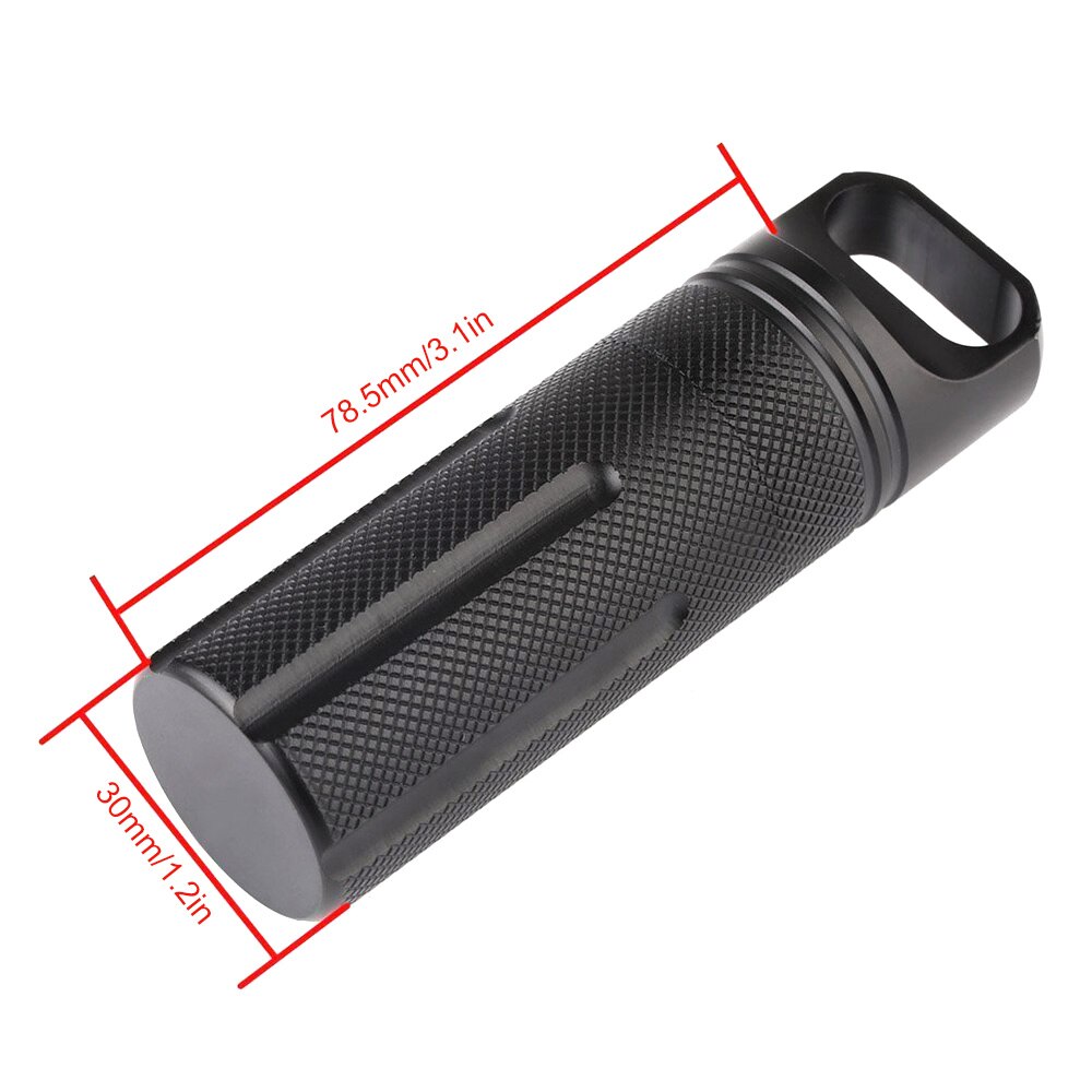 EDC waterproof Container capsule dry pill outdoor hike camp medicine holder Survive seal box storage trunk bottle case match