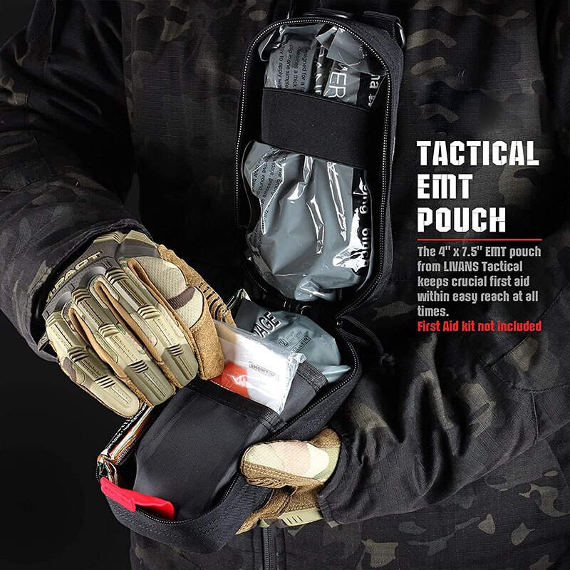 Tactical Molle Medical EDC Pouch EMT Emergency Bandage Tourniquet Scissors First Aid Kit Survival Bag Military Pack Tactical Molle Medical EDC Pouch EMT Emergency Bandage Tourniquet Scissors First Aid Kit Survival Bag Military Pack
