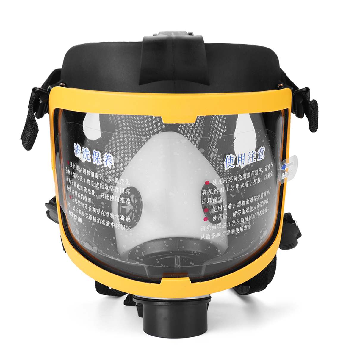 Protective Electric Constant Flow Supplied Air Fed Full Face Gas Mask Respirator System Respirator Mask Workplace Safety Supplie