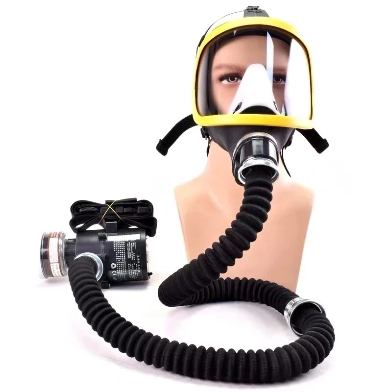 Protective Electric Constant Flow Supplied Air System Gas Mask Respirator Workplace Safety Supplie Full Face Gas Mask Respirator Protective Electric Constant Flow Supplied Air System Gas Mask Respirator Workplace Safety Supplie Full Face Gas Mask Respirator