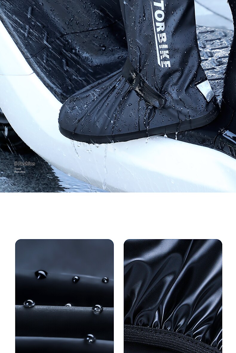 High Tube Outdoor Waterproof Rain Anti-Slip Cycling Shoe Covers Motorcycle Pocket Service Hiking Shoes Fishing Wading Play Water