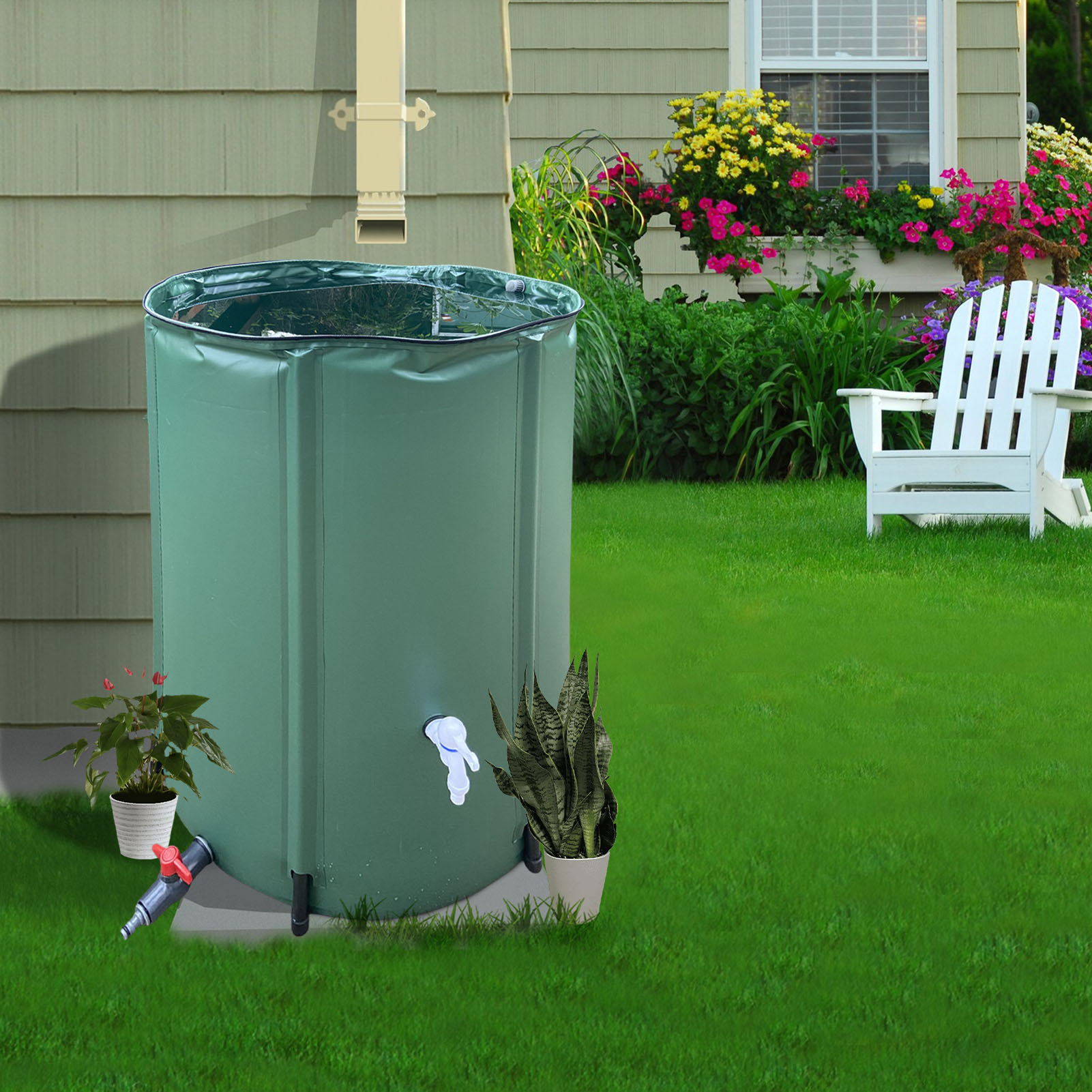 100-250L Rain Water Recovery Storage Tank Garden Irrigation Water Bucket Collapsible Rain Barrel Rainwater Collection Container 100-250L Rain Water Recovery Storage Tank Garden Irrigation Water Bucket Collapsible Rain Barrel Rainwater Collection Container