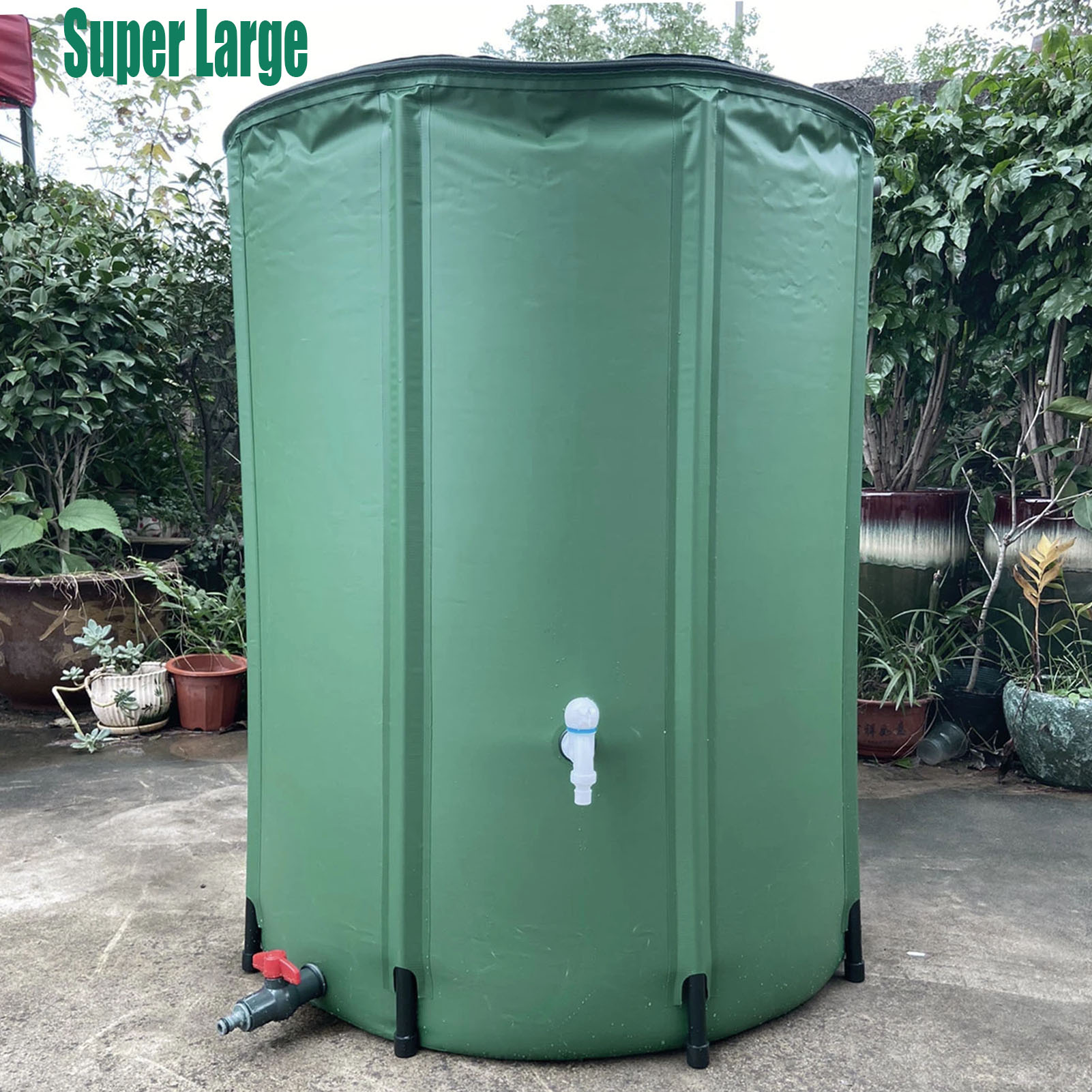100-250L Rain Water Recovery Storage Tank Garden Irrigation Water Bucket Collapsible Rain Barrel Rainwater Collection Container 100-250L Rain Water Recovery Storage Tank Garden Irrigation Water Bucket Collapsible Rain Barrel Rainwater Collection Container