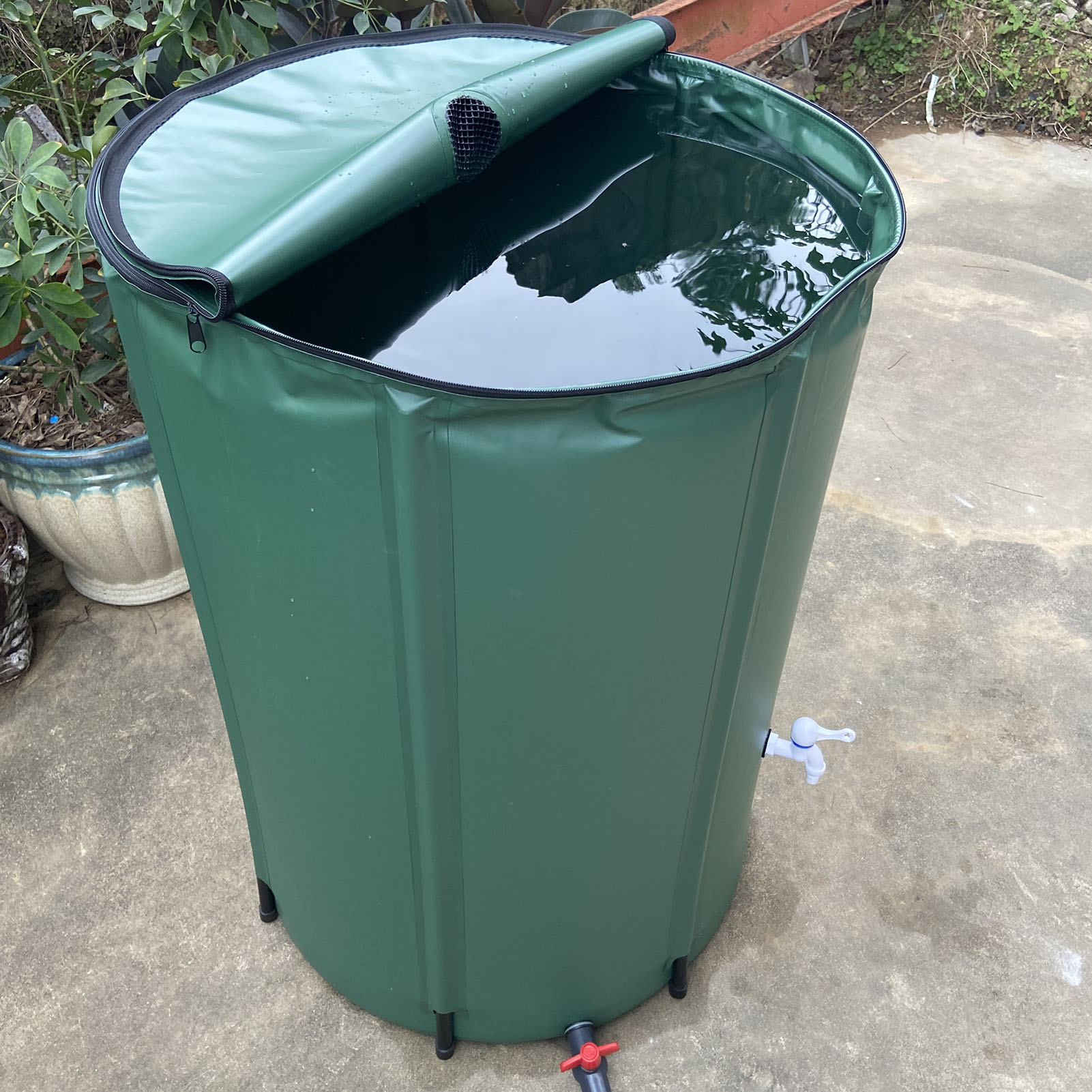 100-250L Rain Water Recovery Storage Tank Garden Irrigation Water Bucket Collapsible Rain Barrel Rainwater Collection Container 100-250L Rain Water Recovery Storage Tank Garden Irrigation Water Bucket Collapsible Rain Barrel Rainwater Collection Container