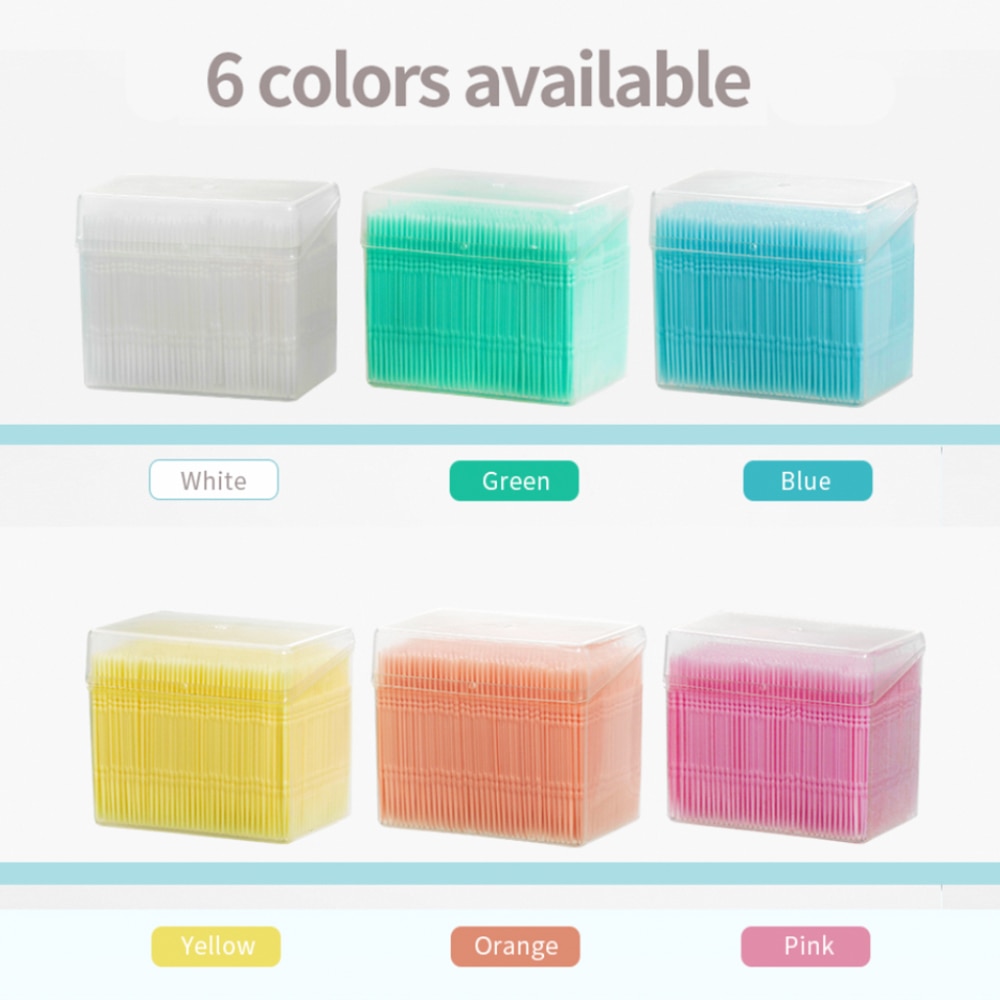 1100pcs Plastic Toothpicks Double Head Teeth Sticks Interdental Brush Dental Floss PP Tooth Picks Flosser Oral Hygiene Care 1100pcs Plastic Toothpicks Double Head Teeth Sticks Interdental Brush Dental Floss PP Tooth Picks Flosser Oral Hygiene Care