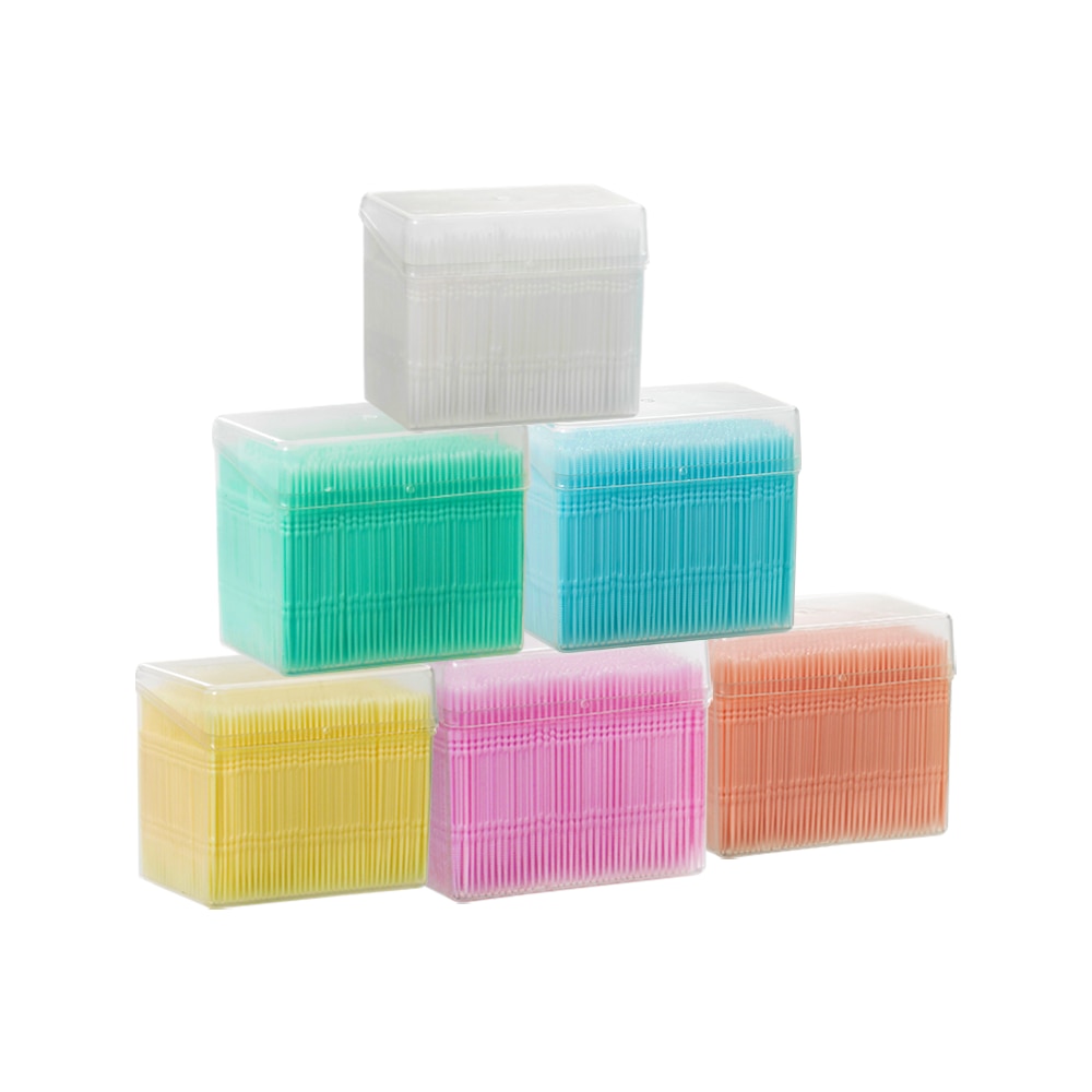 1100pcs Plastic Toothpicks Double Head Teeth Sticks Interdental Brush Dental Floss PP Tooth Picks Flosser Oral Hygiene Care 1100pcs Plastic Toothpicks Double Head Teeth Sticks Interdental Brush Dental Floss PP Tooth Picks Flosser Oral Hygiene Care