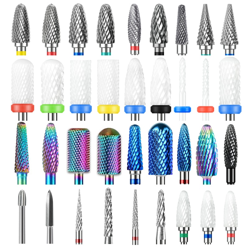 67 Styles Carbide Nail Drill Bits Rotate Electric Ceramic Milling Cutter For Manicure Gel Polish Remover Nail Files Pedicure 67 Styles Carbide Nail Drill Bits Rotate Electric Ceramic Milling Cutter For Manicure Gel Polish Remover Nail Files Pedicure