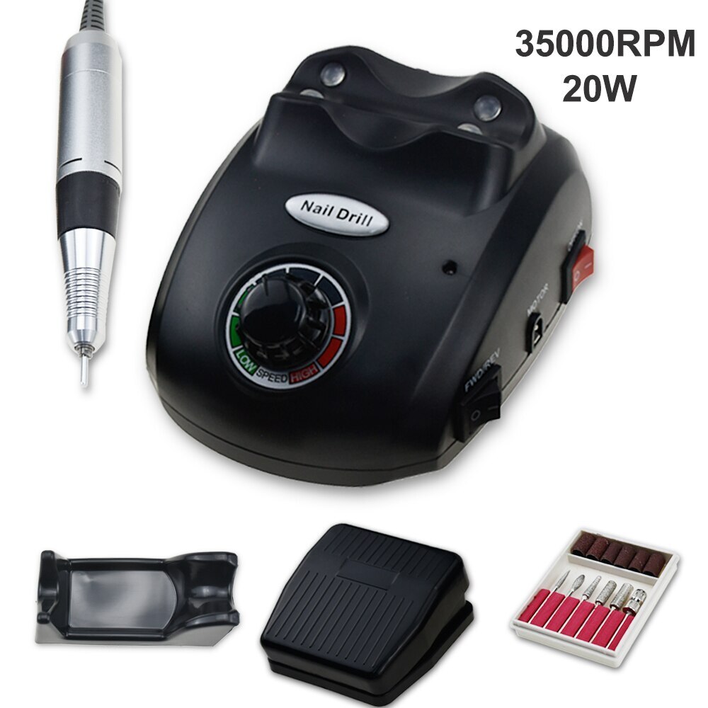 35000 RPM Electric Nail Drill Machine Mill Cutter Sets for Manicure Nail Tips Manicure Machine Electric Nail Pedicure File 35000 RPM Electric Nail Drill Machine Mill Cutter Sets for Manicure Nail Tips Manicure Machine Electric Nail Pedicure File