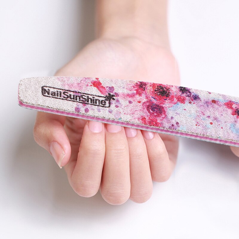 50pcs Colorful Nail File New Buffer UV Gel Polish Block Half Moon Nail Polishing Files Pedicure Manicure nagelvijl Nail Tools 50pcs Colorful Nail File New Buffer UV Gel Polish Block Half Moon Nail Polishing Files Pedicure Manicure nagelvijl Nail Tools