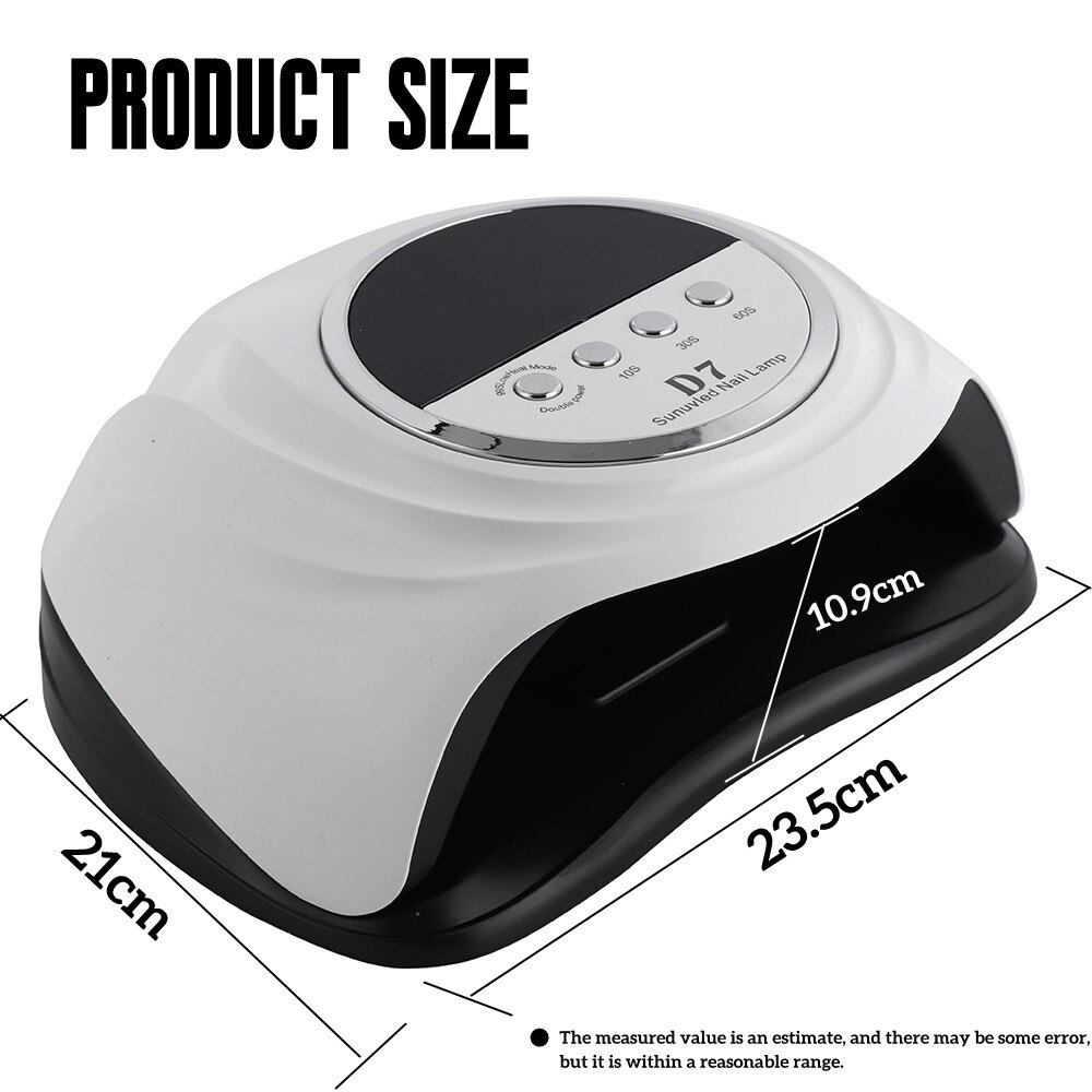 Nail Drying Lamp UV LED lamp for nails New D7 Gel Polish Dryer Manicure Nail Lamp With Smart Sensor Professiona Manicure Tools