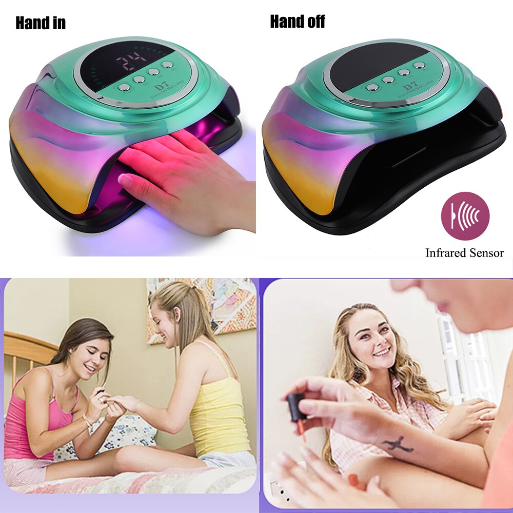 Nail Drying Lamp UV LED lamp for nails New D7 Gel Polish Dryer Manicure Nail Lamp With Smart Sensor Professiona Manicure Tools Nail Drying Lamp UV LED lamp for nails New D7 Gel Polish Dryer Manicure Nail Lamp With Smart Sensor Professiona Manicure Tools